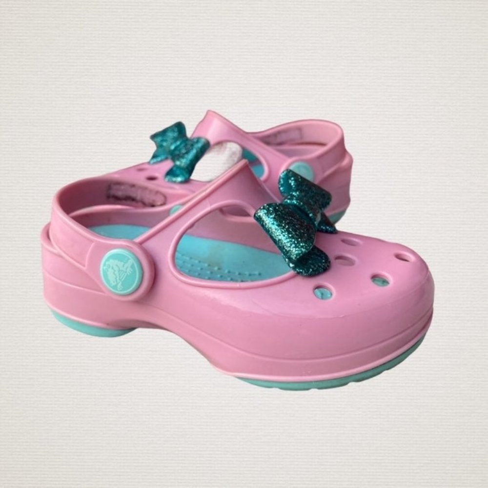 Crocs Carlie Toddler Bow Mary Jane Slip